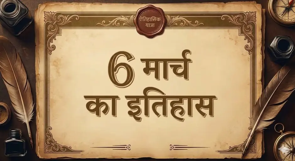 6 मार्च का इतिहास (6 March ka itihaas)