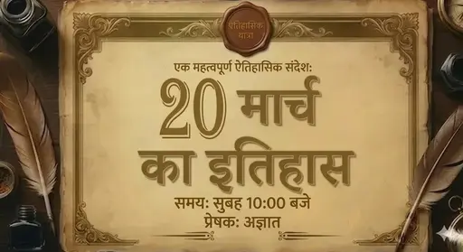 20 मार्च का इतिहास (20 march ka itihas)
