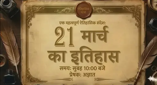 21 मार्च का इतिहास (21 March ka itihaas)