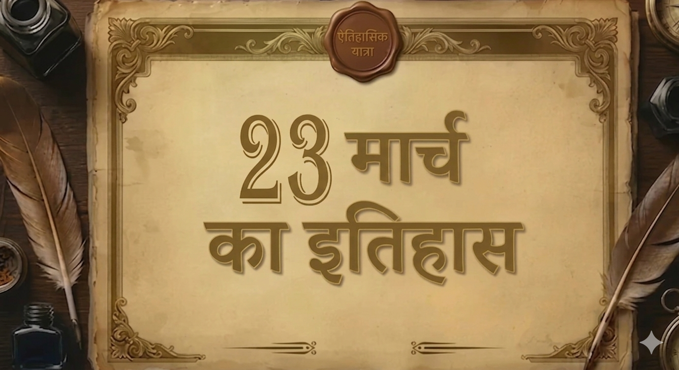 23 मार्च का इतिहास (23 March ka itihaas)