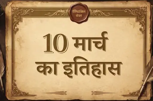 10 मार्च का इतिहास (10 March ka itihaas)