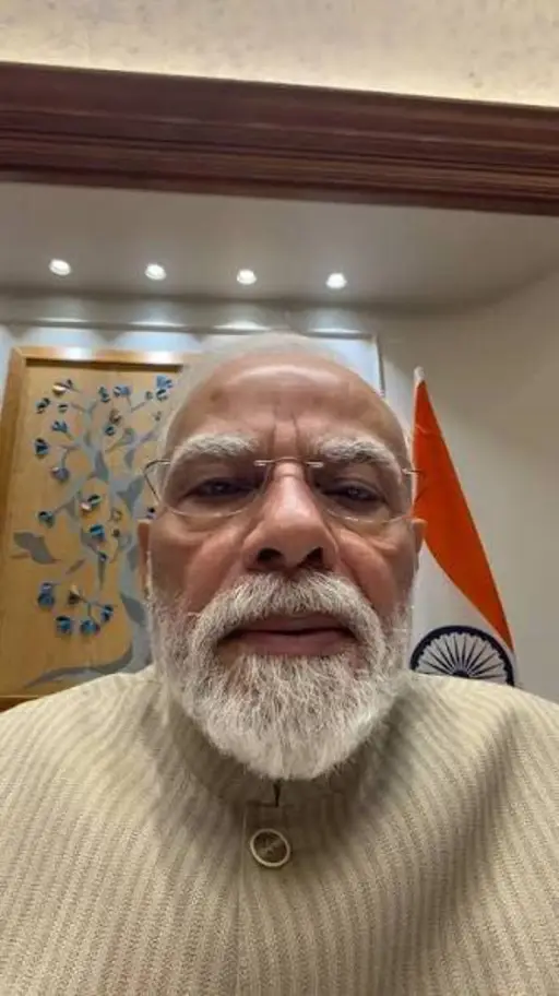 इंस्टाग्राम पर मोदी ने अपना वीडियो डायरेक्ट किया था